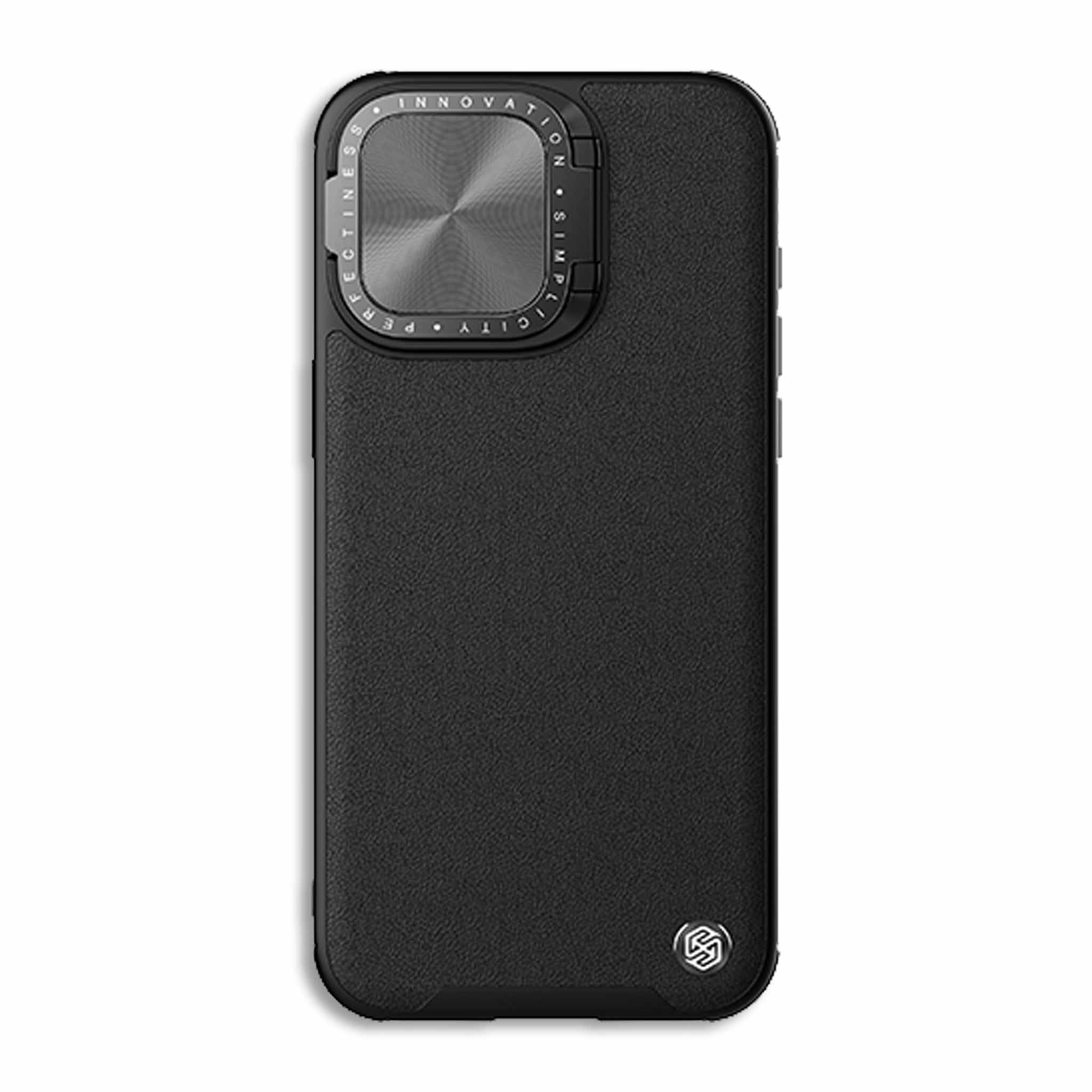 iPhone 15 Pro Max (6.7) / Leather Black