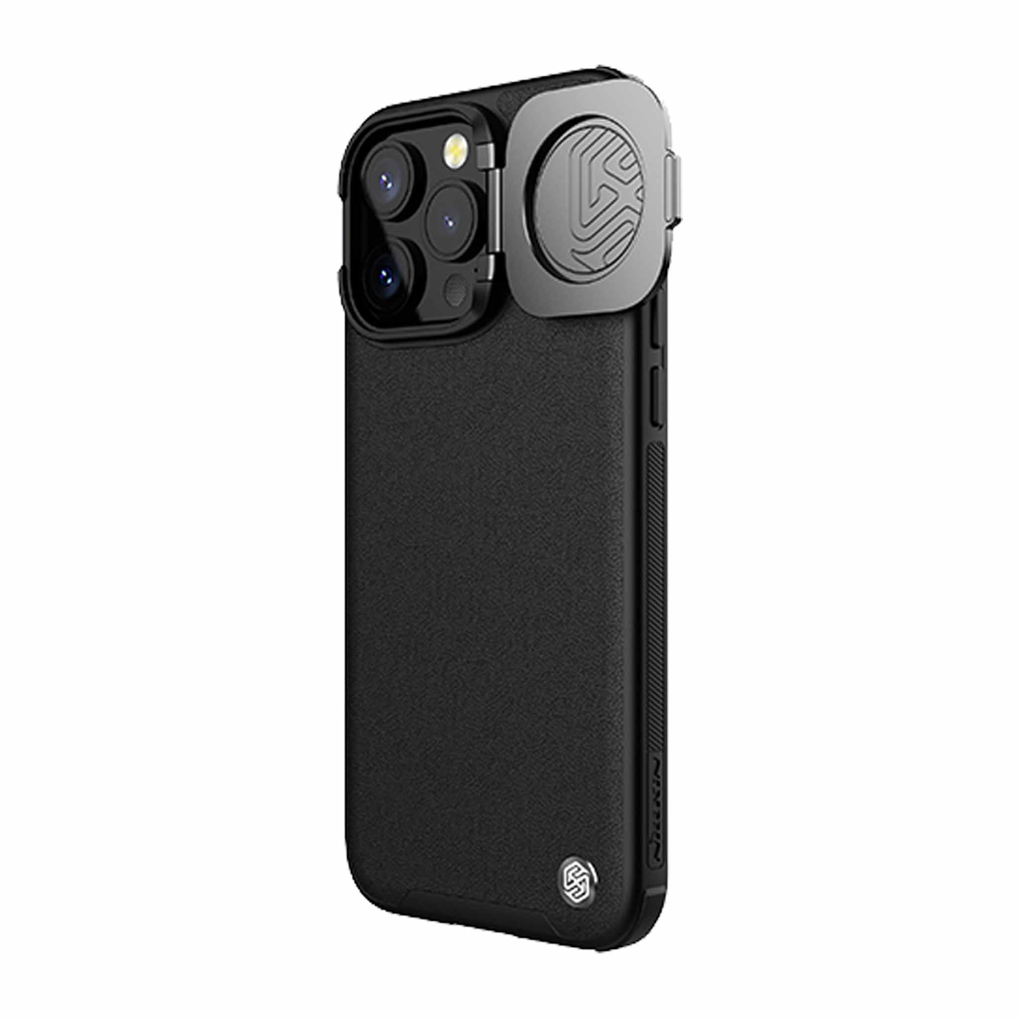 iPhone 15 Pro Max (6.7) / Leather Black