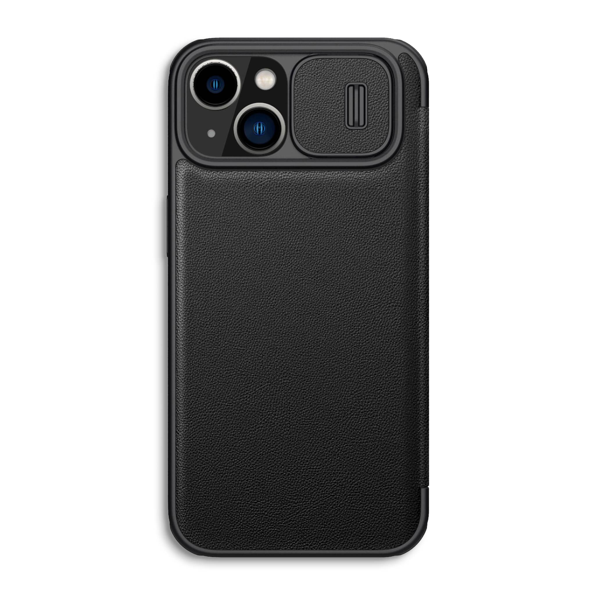 Qin Pro Plain Leather Case for iPhone 14 Series