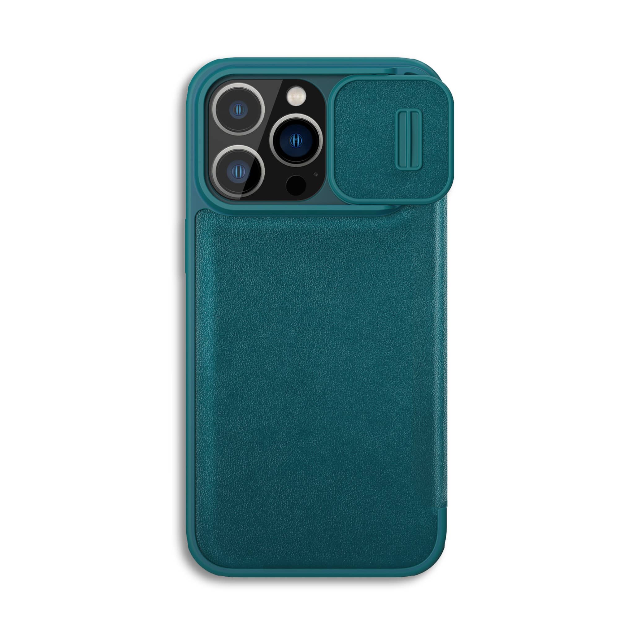 Qin Pro Plain Leather Case for iPhone 14 Series